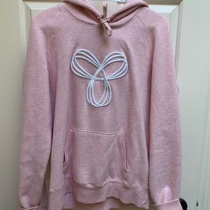 TNA pink sweater